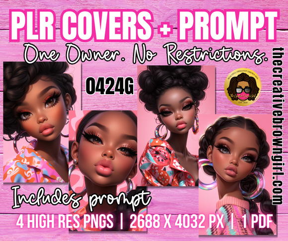 PLR (Private Label Rights) DFY JOURNAL COVERS + PROMPT | 0424G