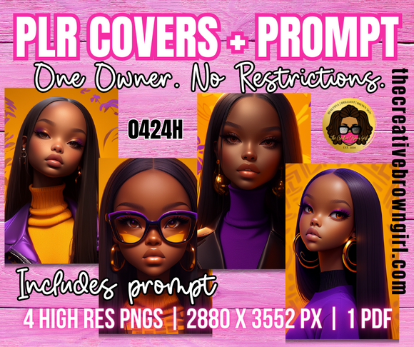 PLR (Private Label Rights) DFY JOURNAL COVERS + PROMPT | 0424H