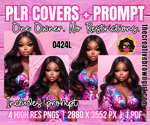 PLR (Private Label Rights) DFY JOURNAL COVERS + PROMPT | 0424L