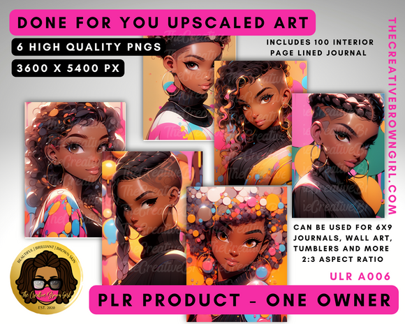 PLR (Private Label Rights) Done For You UPSCALED ART | ULR-A006