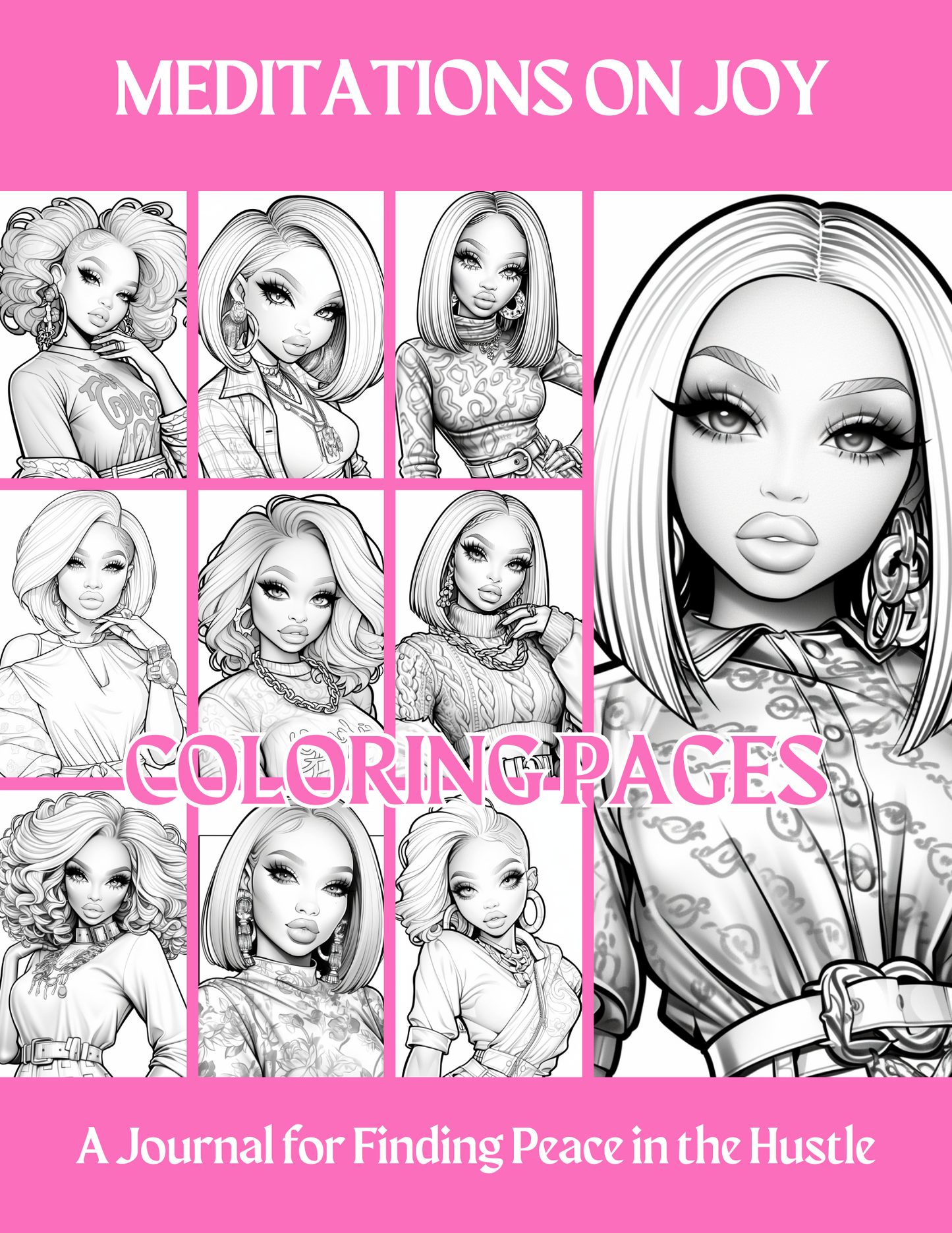 Meditations on Joy | PLR (Private Label Rights) Done For You Self-Publishing Journal plus Art and Prompts