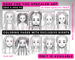 CLR007 | PLR (Private Label Rights) Done For You Coloring Pages (LIMITED QUANTITY)