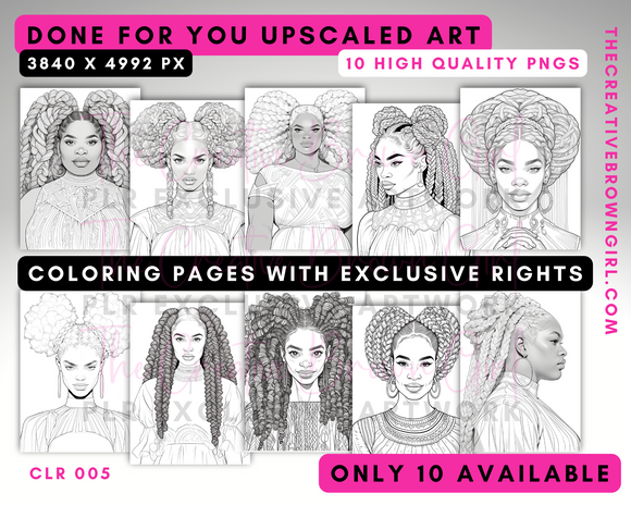 CLR005 | PLR (Private Label Rights) Done For You Coloring Pages (LIMITED QUANTITY)