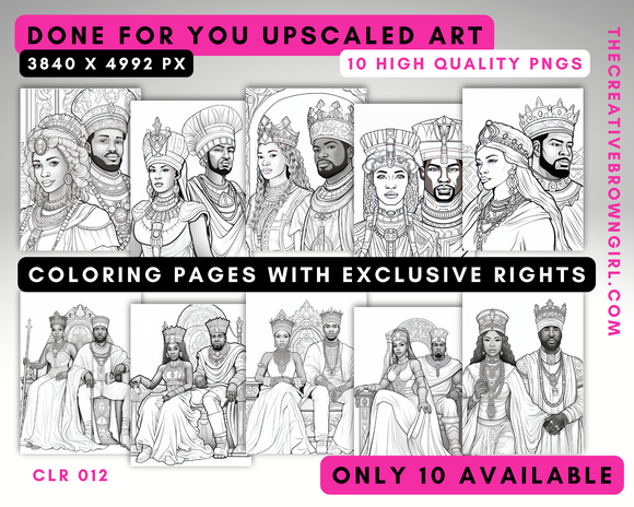 CLR012 | PLR (Private Label Rights) Done For You Coloring Pages (LIMITED QUANTITY)