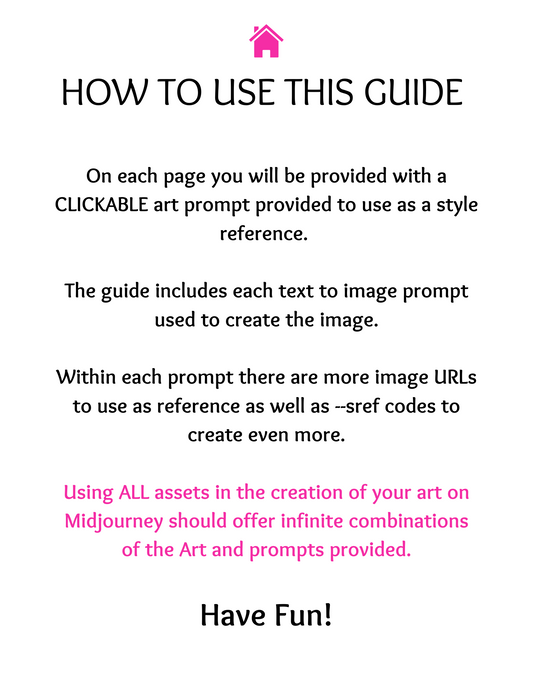 MIDJOURNEY PROMPT GUIDE WITH STYLE REFERENCE | 0716A SWEET SUMMER