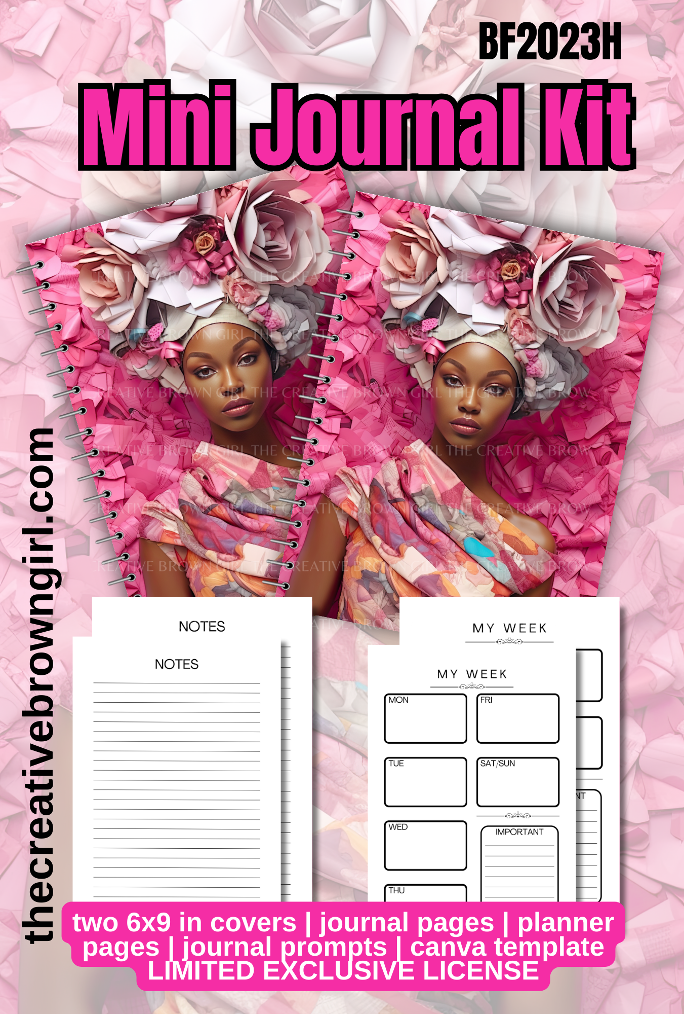 MINI JOURNAL KIT| Done For You Self-Publishing Journal | BF2023H