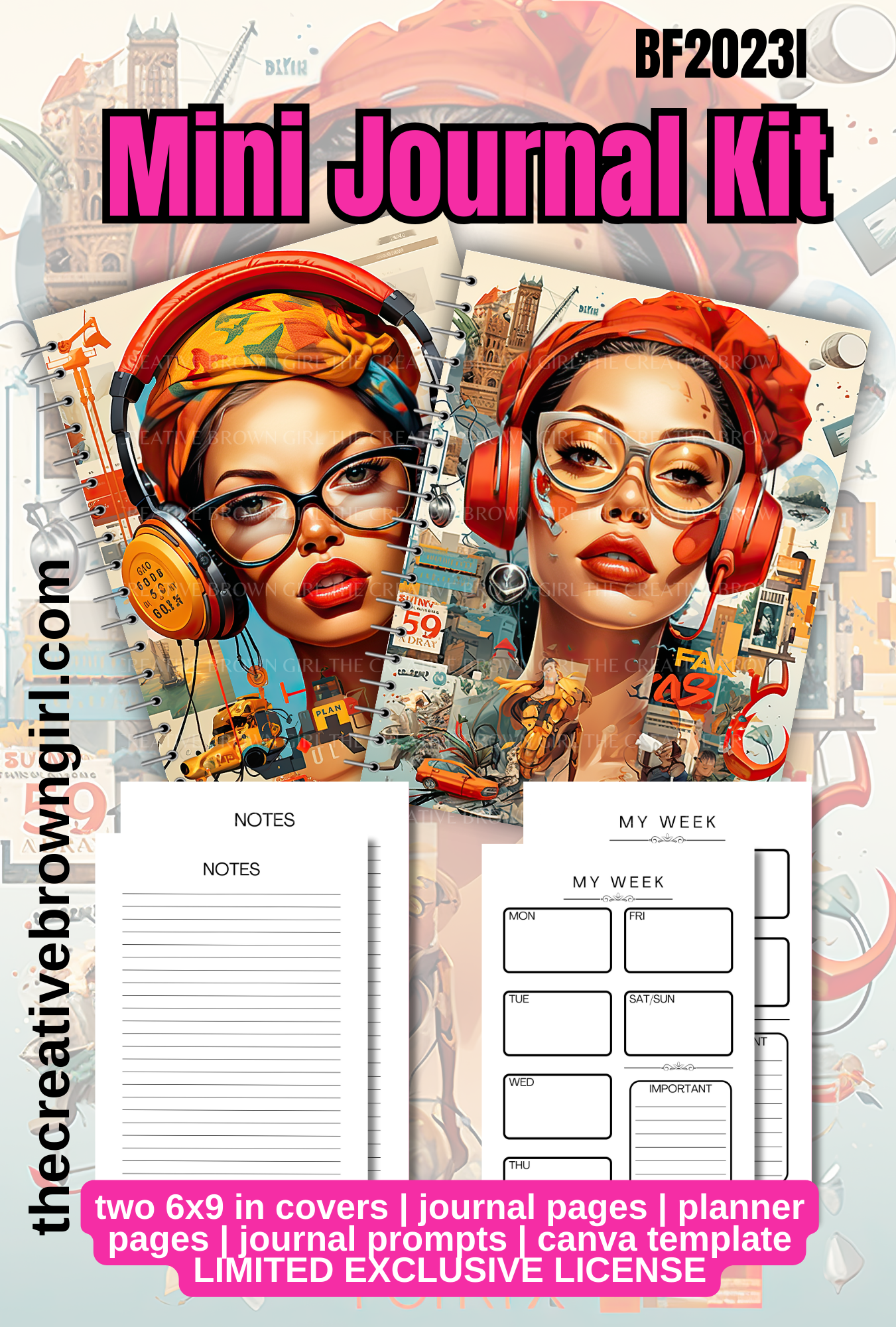 MINI JOURNAL KIT| Done For You Self-Publishing Journal | BF2023I