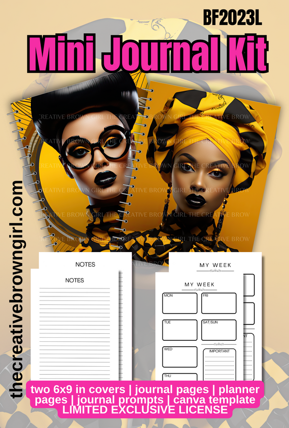 MINI JOURNAL KIT| Done For You Self-Publishing Journal | BF2023L