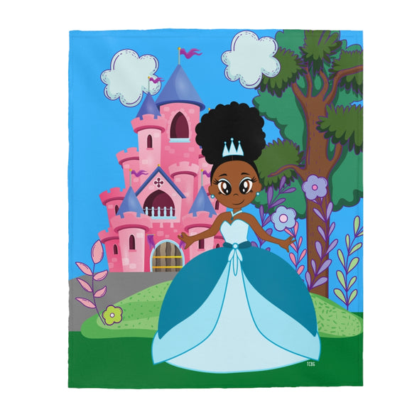 The Chocolate Princess CINNAMON Plush Blanket