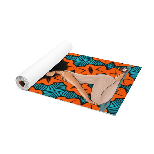 NAMASTE Foam Yoga Mat - BRIGHT ANKARA