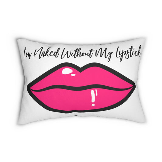 PINK LIPSTICK Lumbar Pillow