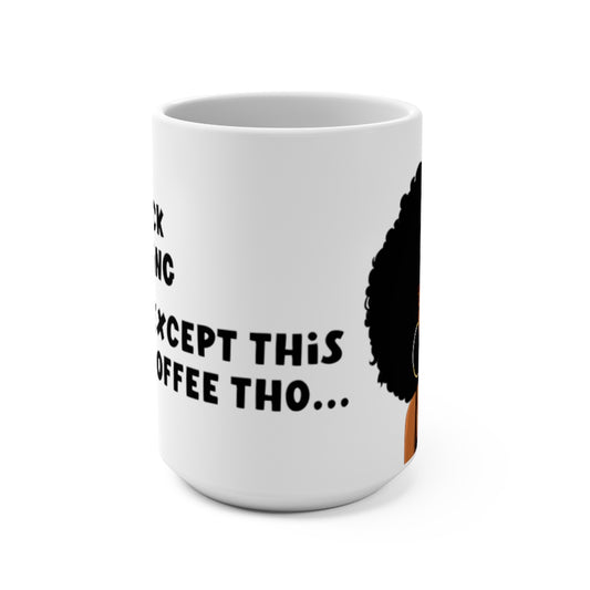ALL BLACK EVERYTHING MUG - WHITE