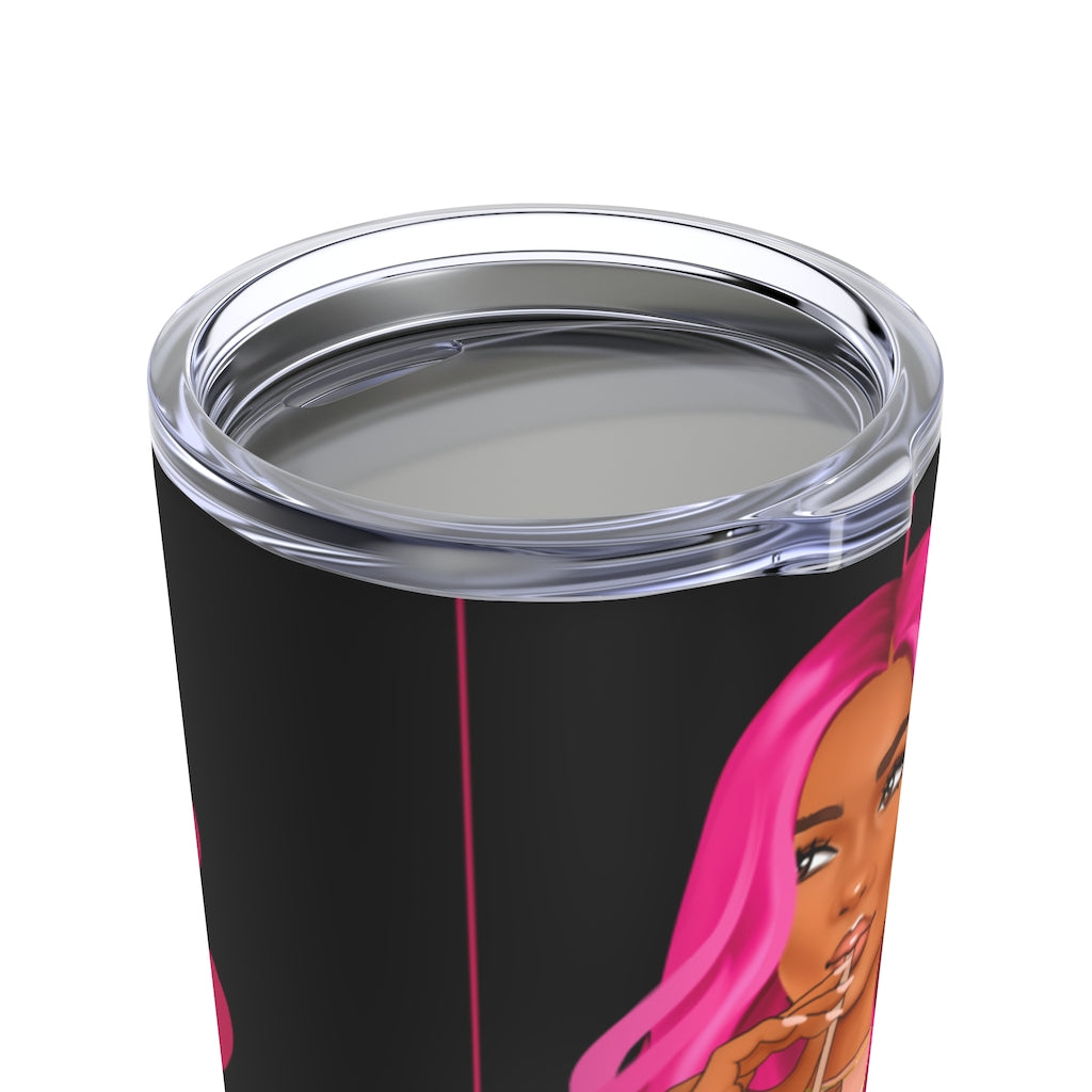 AND SIP Black Tumbler (Tan Skin)