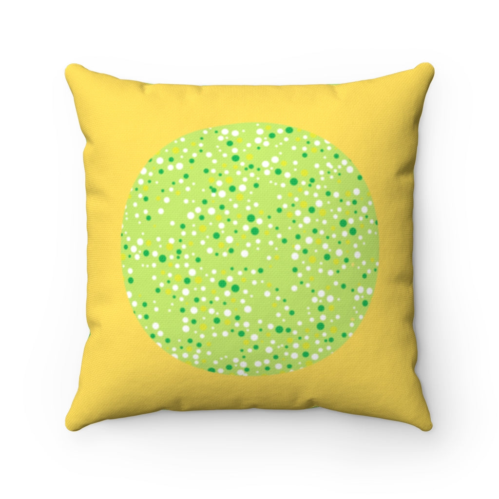 AFRO PUFFS CUTIE PILLOW GREEN