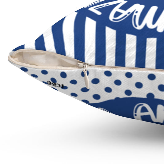 AMAZING GIRL Pillow (blue/white)