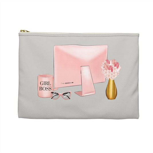 GIRL BOSS CREAM Accessory Pouch