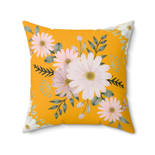 Daisy Girl Square Pillow
