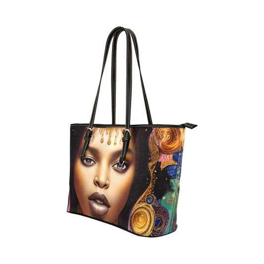 PBF Ornate Gift Lg Leather Tote Bag