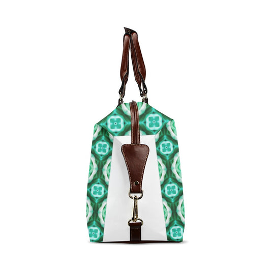 PEACE IN GREEN LARGE CLASSIC TRAVEL DUFFLE