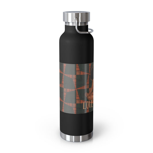 LOVE+PEACE 22oz Vacuum Insulated Bottle