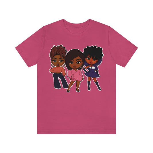 3 Little Ladies Unisex Jersey Short Sleeve Tee