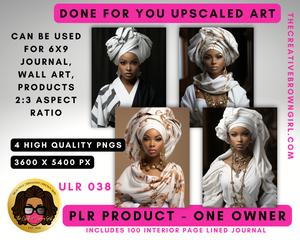 PLR (Private Label Rights) Done For You UPSCALED ART | ULR-038