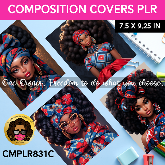 COMPOSITION NOTEBOOK COVER PLR (Private Label Rights) Done For You | CMPLR0831C