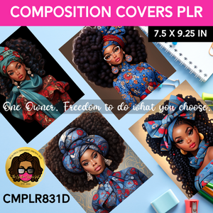 COMPOSITION NOTEBOOK COVER PLR (Private Label Rights) Done For You | CMPLR0831D