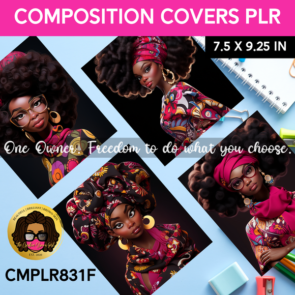 COMPOSITION NOTEBOOK COVER PLR (Private Label Rights) Done For You | CMPLR0831F