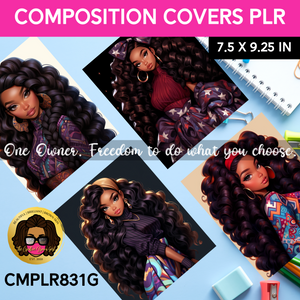 COMPOSITION NOTEBOOK COVER PLR (Private Label Rights) Done For You | CMPLR0831G