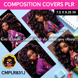 COMPOSITION NOTEBOOK COVER PLR (Private Label Rights) Done For You | CMPLR0831J