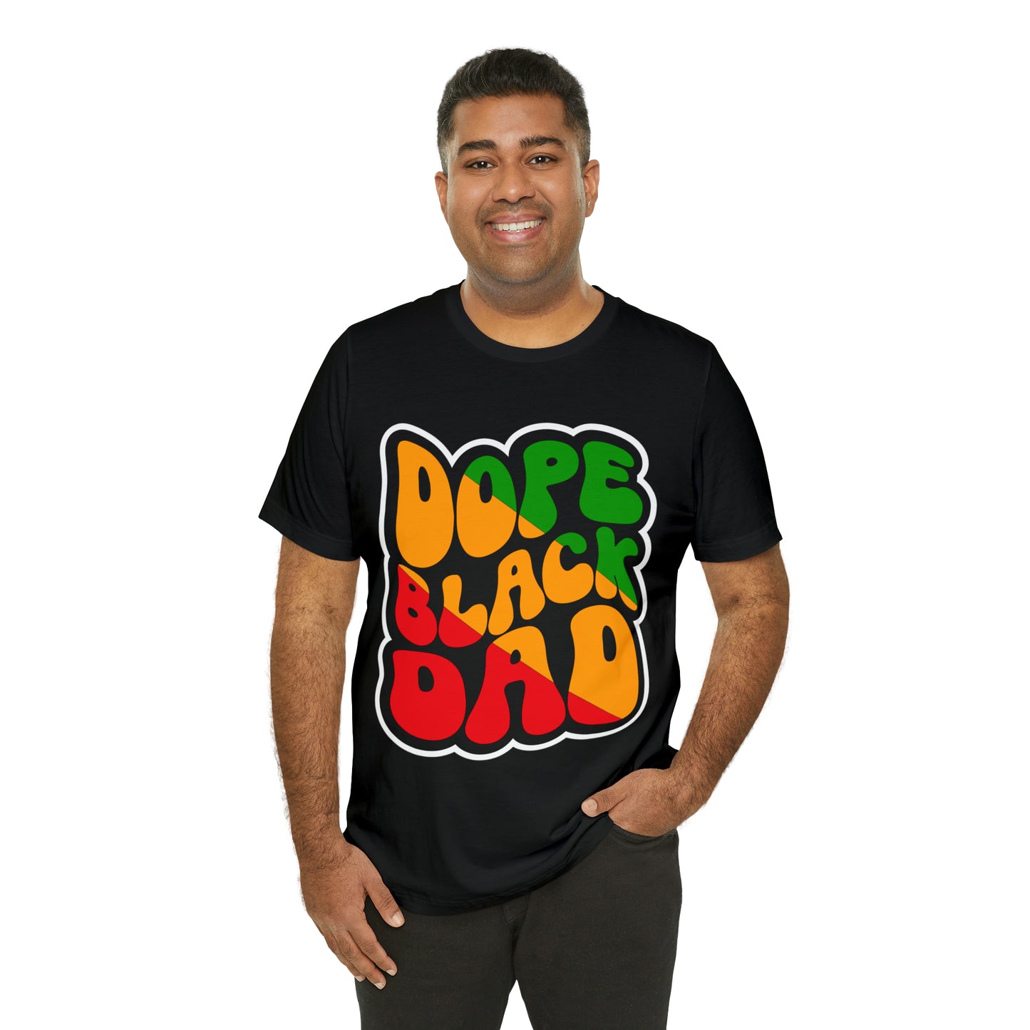 DOPE BLACK DAD Father's Day Unisex Tee