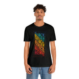 BLACK FATHER LEADER HERO Father's Day Unisex Tee