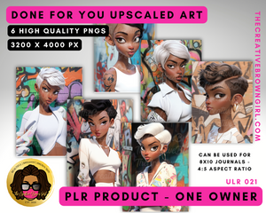 PLR (Private Label Rights) Done For You UPSCALED ART | ULR-021