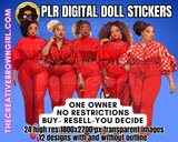 DOLL-011 | PLR (Private Label Rights) Done For You CLIPART DIGITAL DOLLS BUNDLE