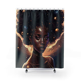 IN HER OWN GALAXY Shower Curtain