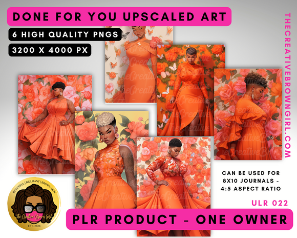PLR (Private Label Rights) Done For You UPSCALED ART | ULR-022