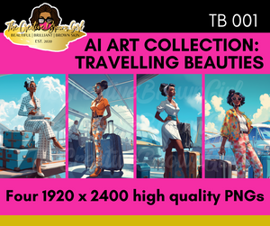 AI ART COLLECTION: TRAVELLING BEAUTIES 001