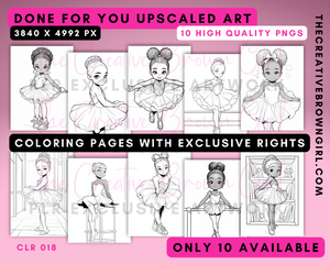 CLR018 | PLR (Private Label Rights) Done For You Coloring Pages (LIMITED QUANTITY)