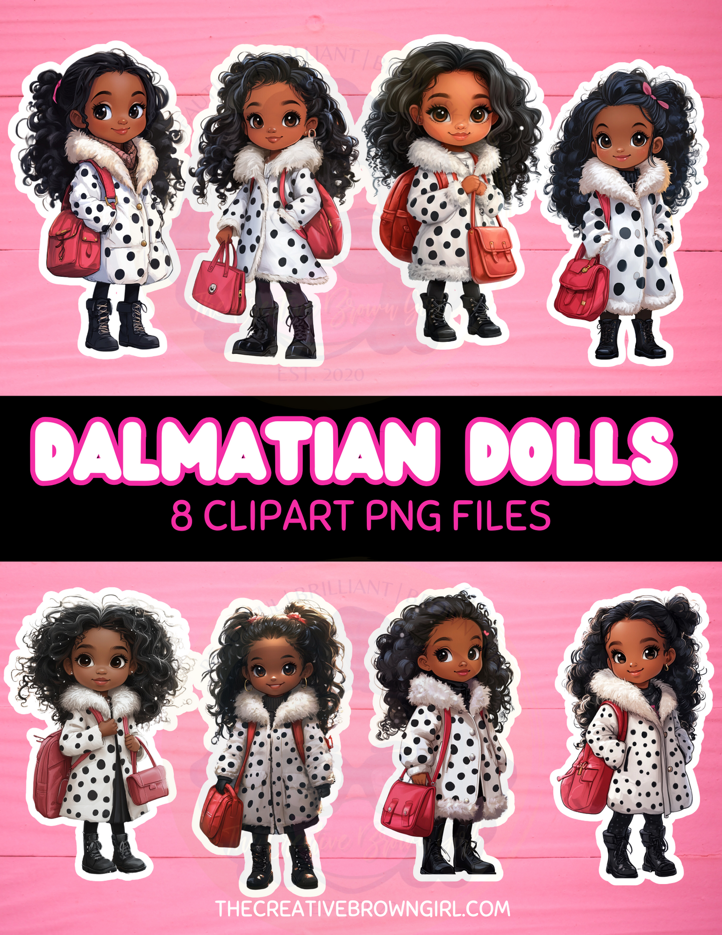 DALMATION DOLLS  | HIGH QUALITY PNGs