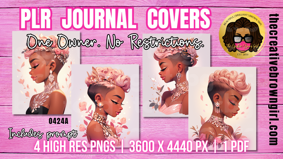 PLR (Private Label Rights) DFY JOURNAL COVERS + PROMPT | 0424A
