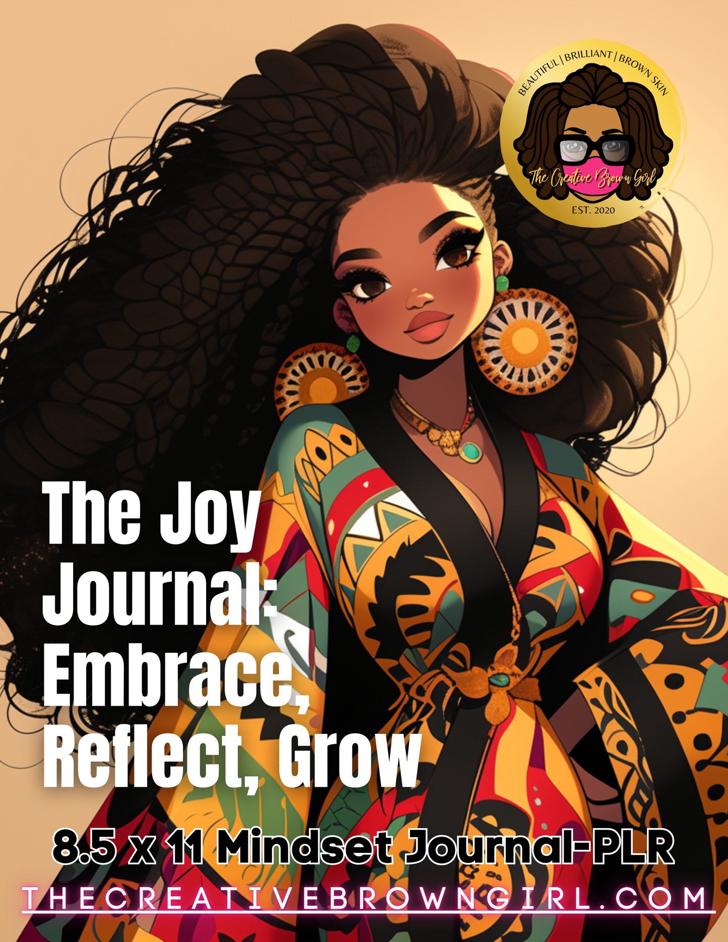 The Joy Journal: Embrace, Reflect, Grow | PLR (Private Label Rights) Done For You Journal