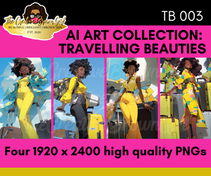 AI ART COLLECTION: TRAVELLING BEAUTIES 003