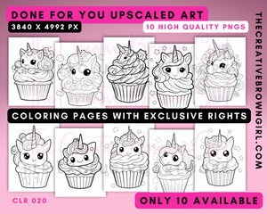 CLR020 | PLR (Private Label Rights) Done For You Coloring Pages (LIMITED QUANTITY)
