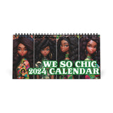 We So Chic 2024 Desktop Calendar