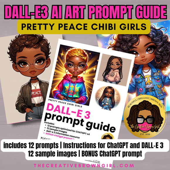 ChatGPT + DALL-E Prompt Guide - PRETTY PEACE CHIBIS
