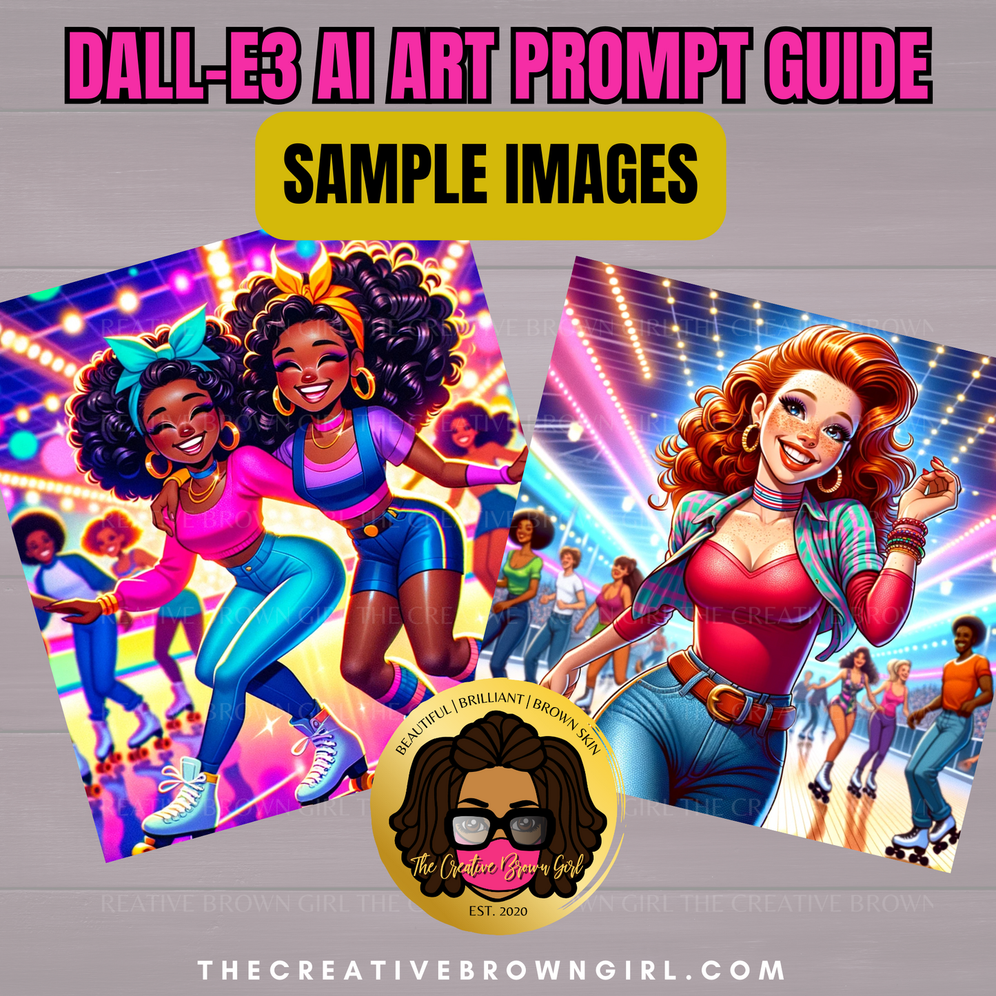 SKATER GIRRRL | MEGA ART + CHATGPT PROMPT GUIDE BUNDLE