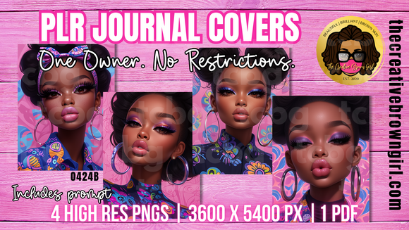 PLR (Private Label Rights) DFY JOURNAL COVERS + PROMPT | 0424B