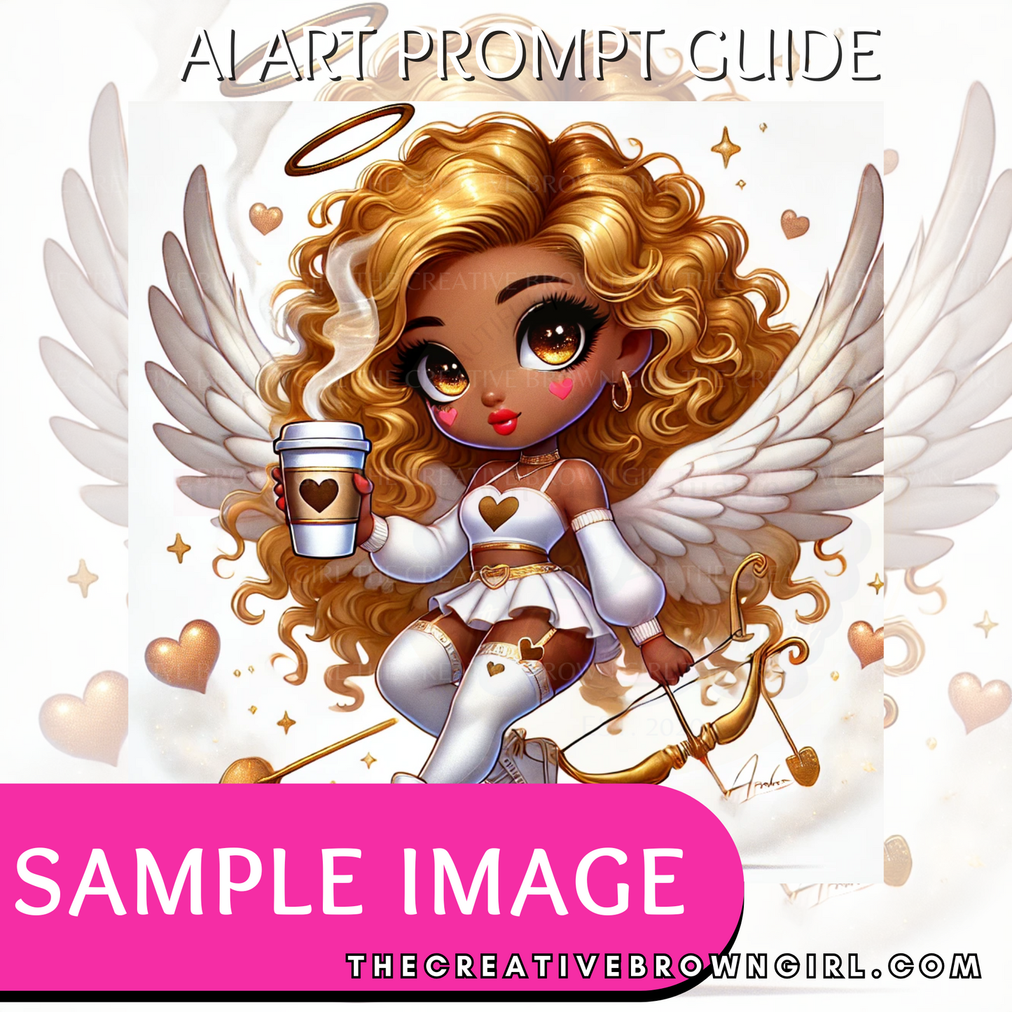 DALL-E AI Art Prompt Guide - TOTALLY CUPID | 12 Hyperlinked Prompts