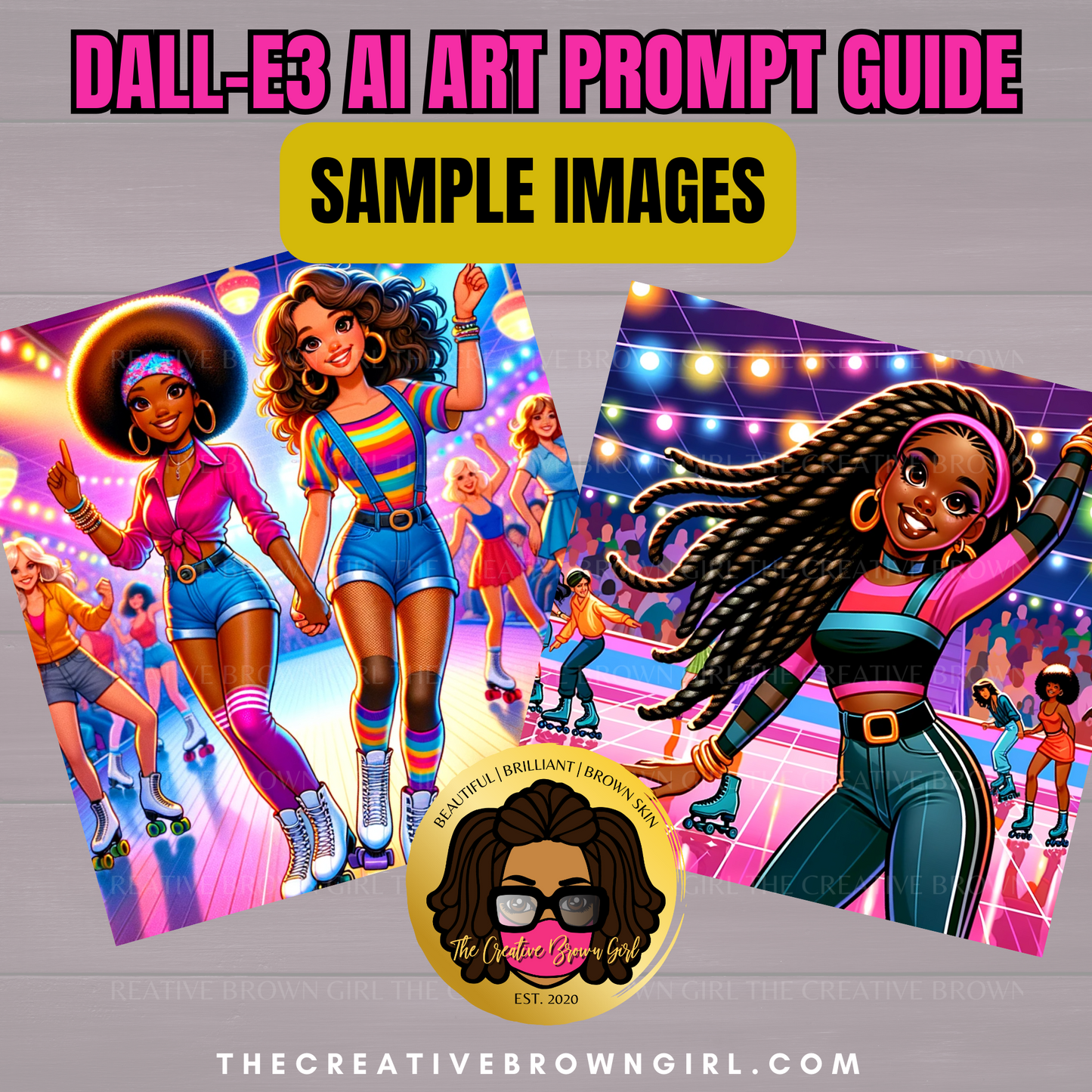 SKATER GIRRRL | MEGA ART + CHATGPT PROMPT GUIDE BUNDLE